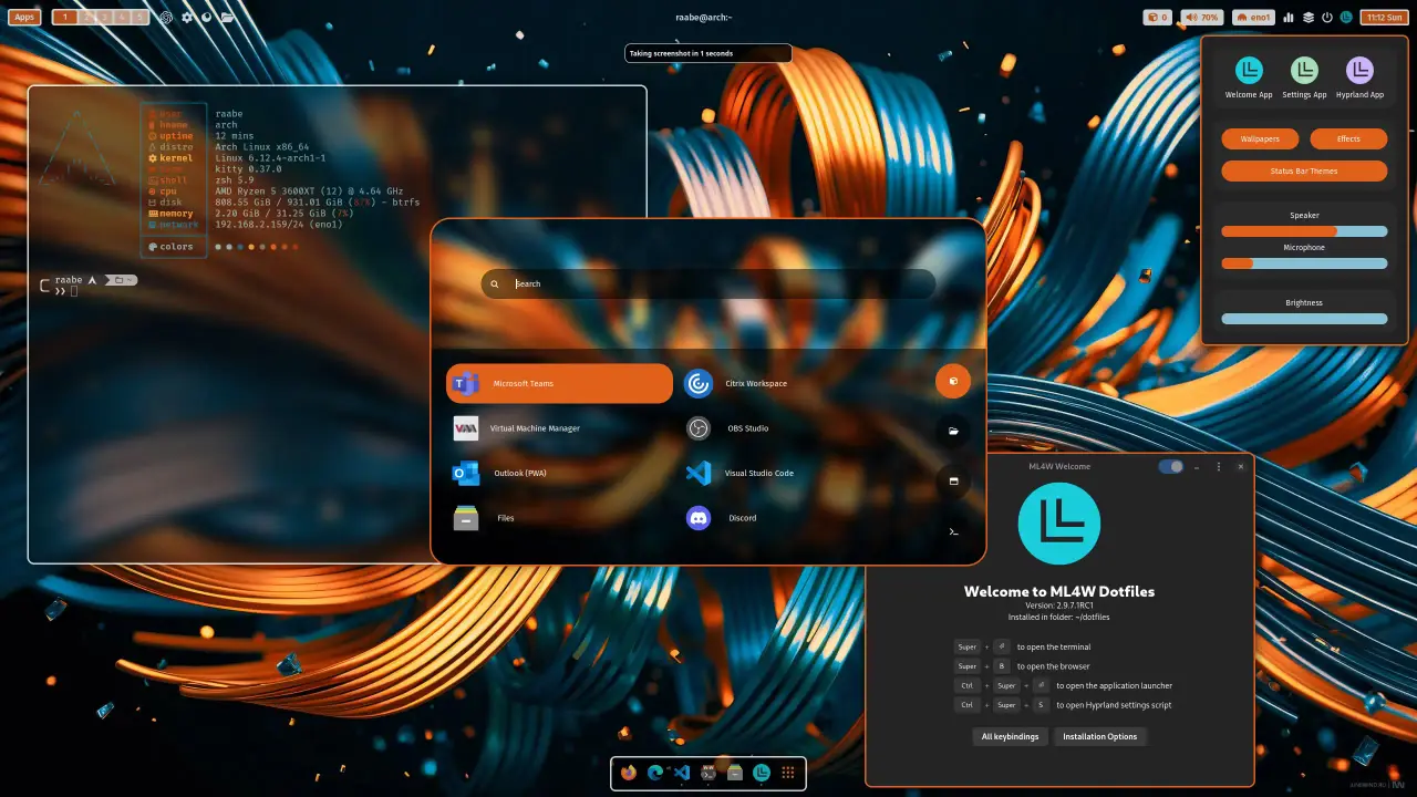 🌀 Installing Arch Linux with Hyprland on Mobile: Full Guide